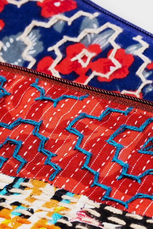 Patchwork boho chic large shoulder bag / Shoulder bag / duffel bag - The Lotus Wave