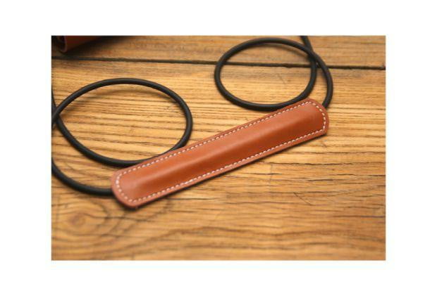 Retro vintage handmade custom leather shoulder crossbody bag - The Lotus Wave