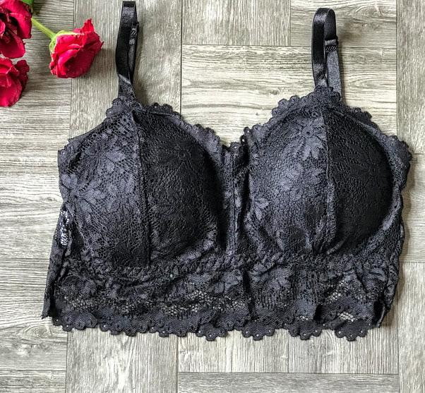 Lace Bralette Wire free Padded Seamless Bra - The Lotus Wave