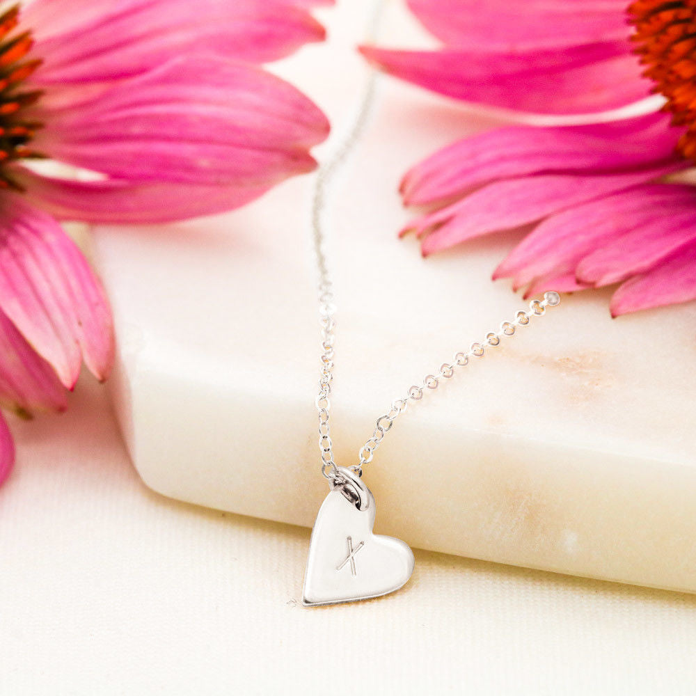 Heart Charms sweet and dainty necklace Sterling Silver .925 or 18K Yellow Gold - The Lotus Wave