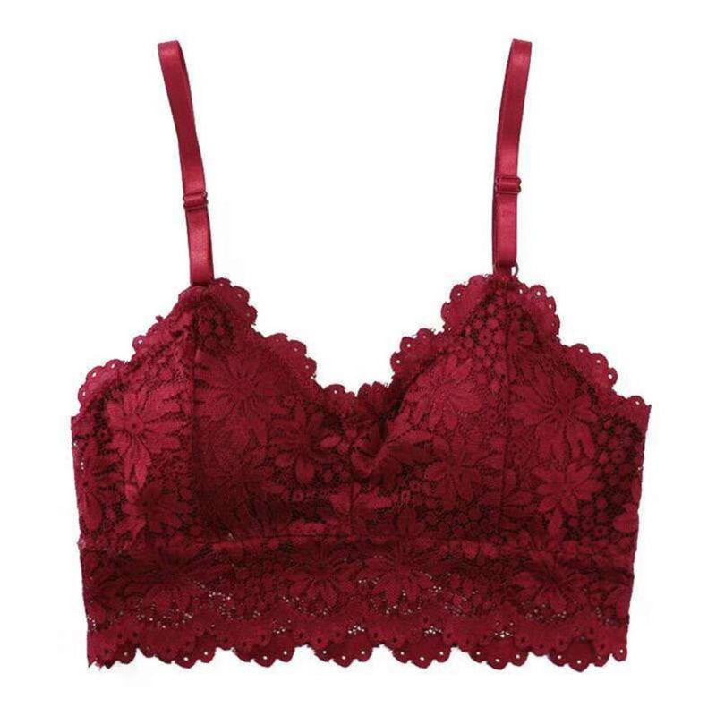 Lace Bralette Wire free Padded Seamless Bra - The Lotus Wave