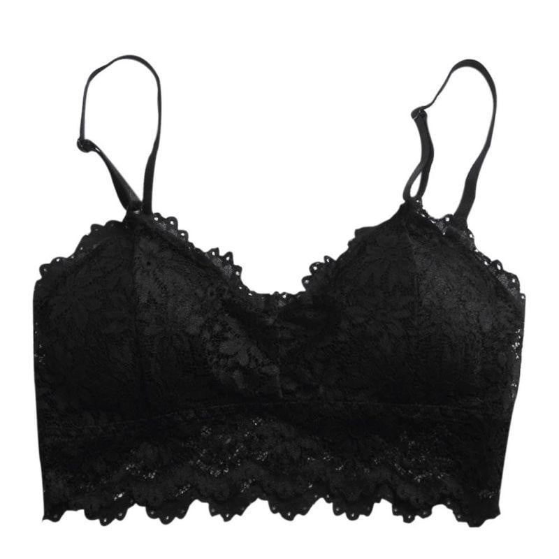 Lace Bralette Wire free Padded Seamless Bra - The Lotus Wave