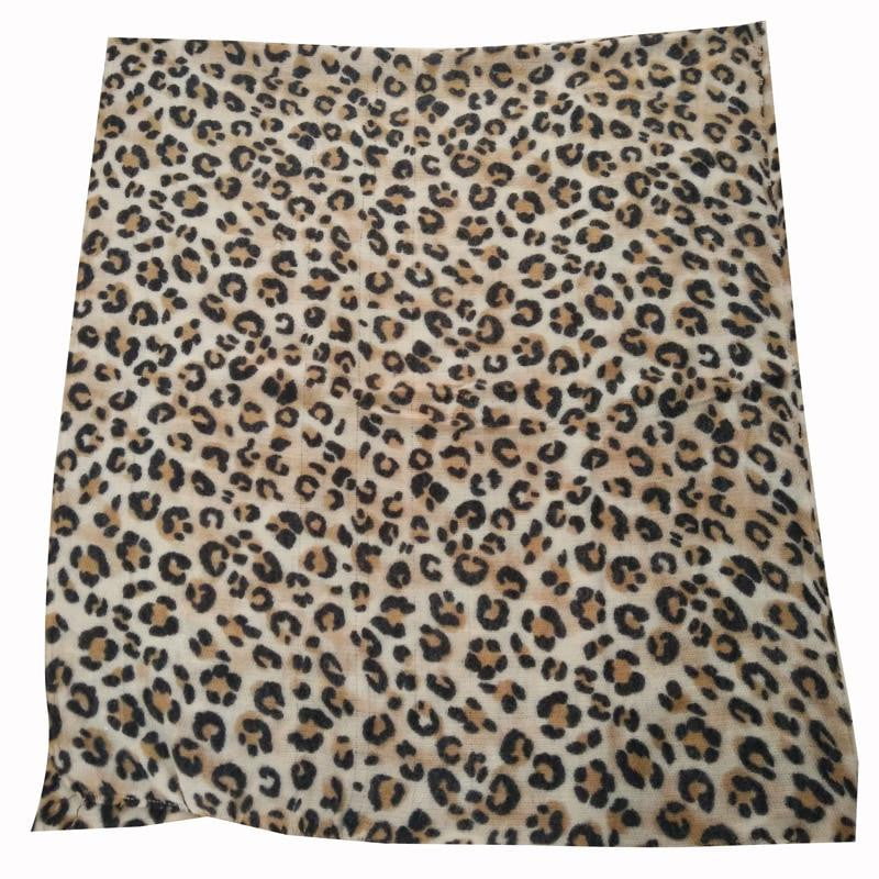 animal leopard print winter warm blanket scarf shawl light color - The Lotus Wave
