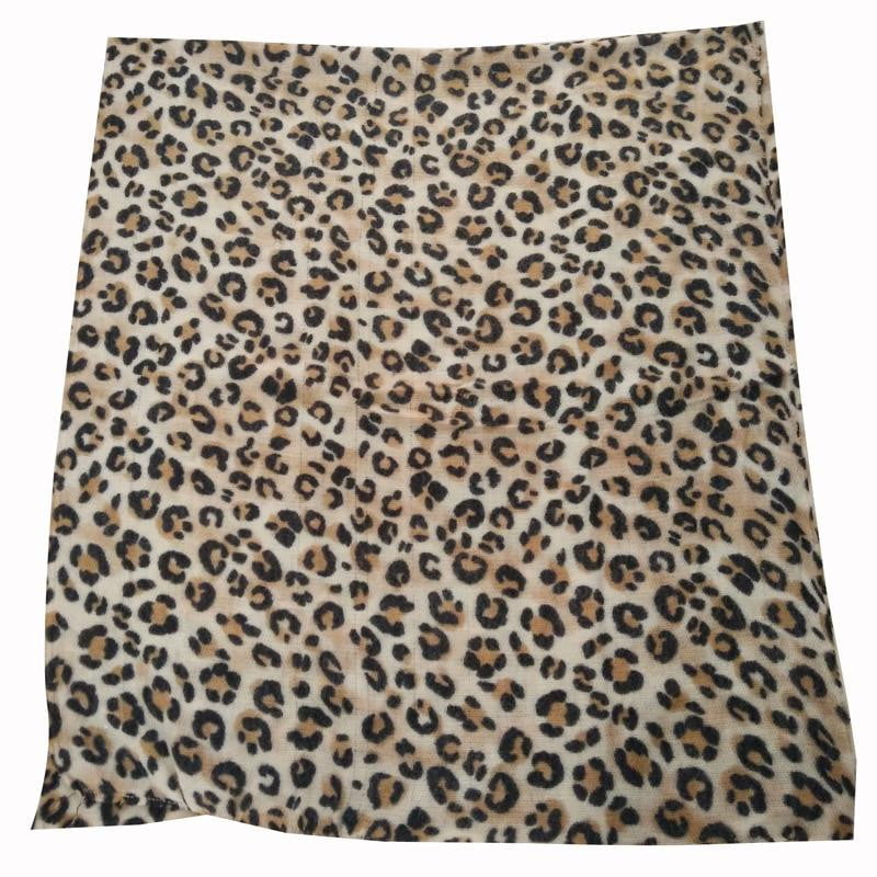 animal leopard print winter warm  blanket scarf shawl dark color - The Lotus Wave 